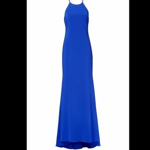 Badgley Mischka Cobalt Racing Gown Size 12
